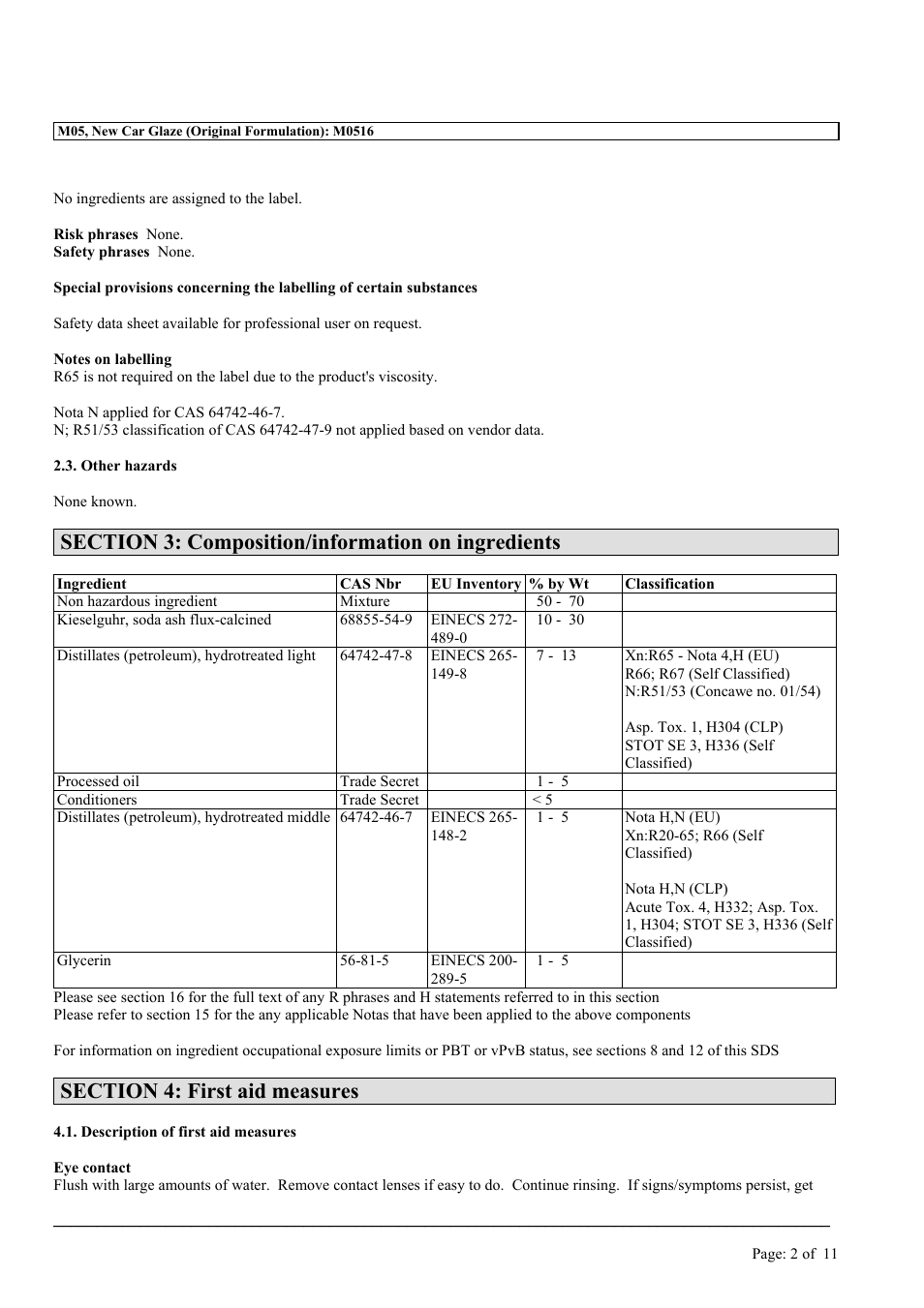 MEGUIAR'S M05 User Manual | Page 2 / 11