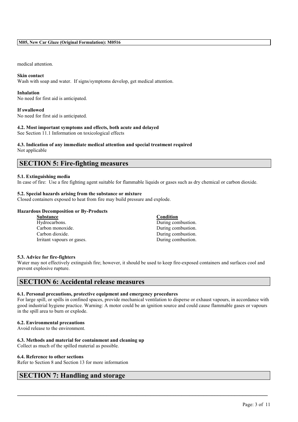 MEGUIAR'S M05 User Manual | Page 3 / 11