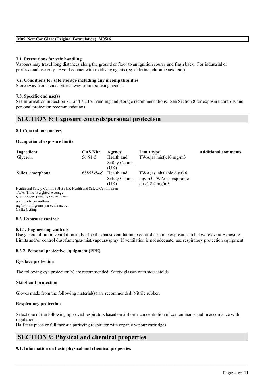 MEGUIAR'S M05 User Manual | Page 4 / 11