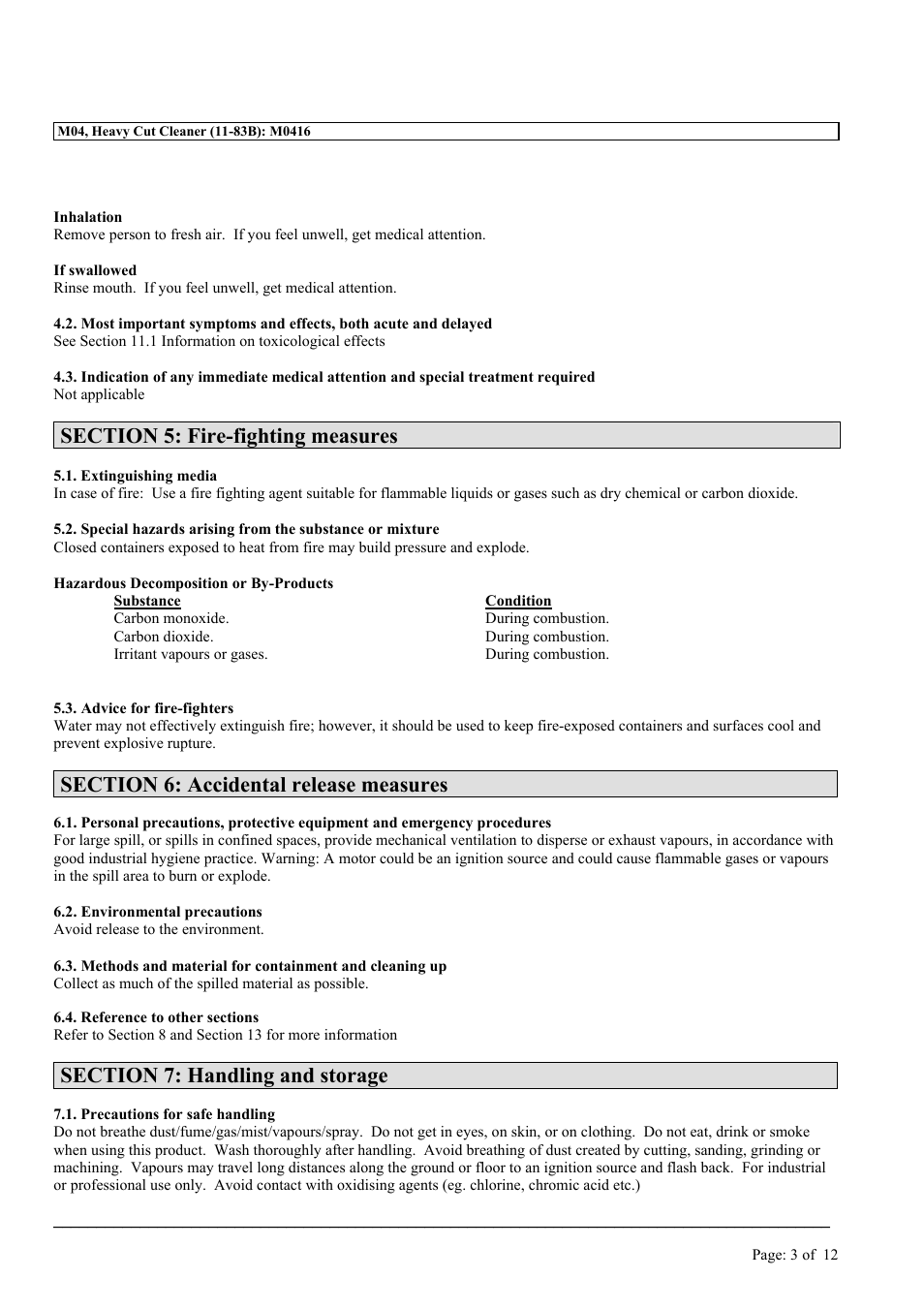 MEGUIAR'S M04 User Manual | Page 3 / 12