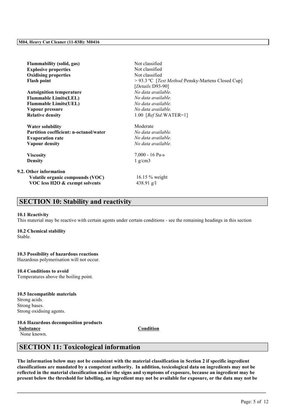 MEGUIAR'S M04 User Manual | Page 5 / 12