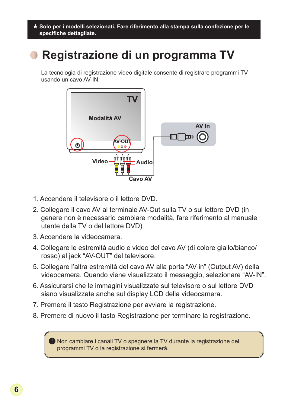 Registrazione di un programma tv, Registrazione.di.un.programma.tv | AIPTEK Action Z5X5P User Manual | Page 64 / 160