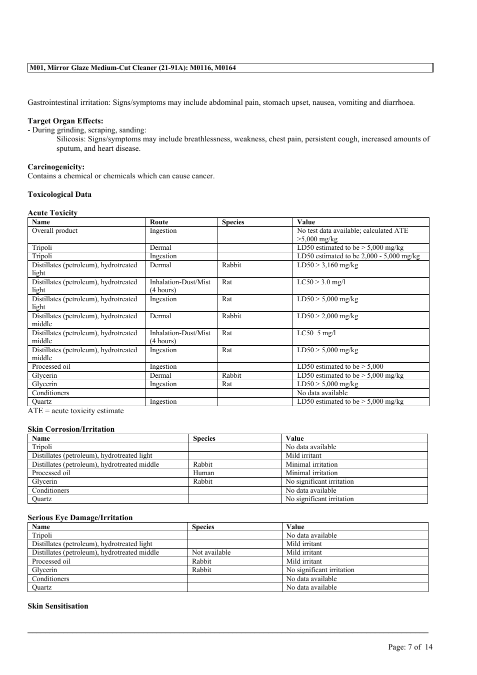 MEGUIAR'S M01 User Manual | Page 7 / 14