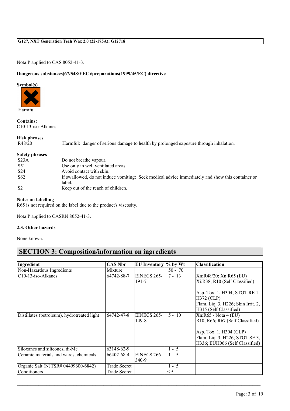 MEGUIAR'S G9977 User Manual | Page 17 / 33