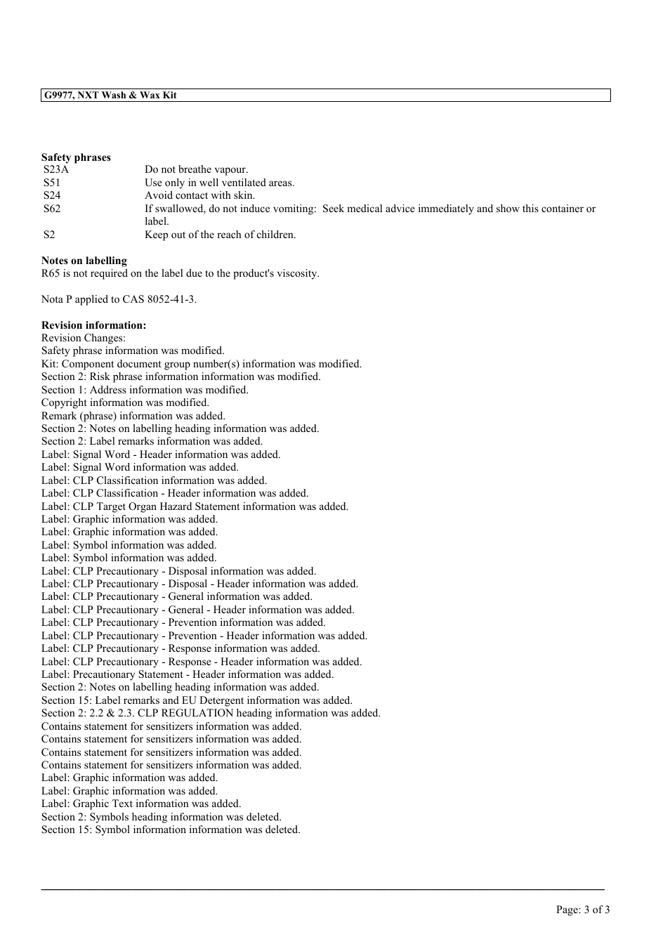 MEGUIAR'S G9977 User Manual | Page 3 / 33