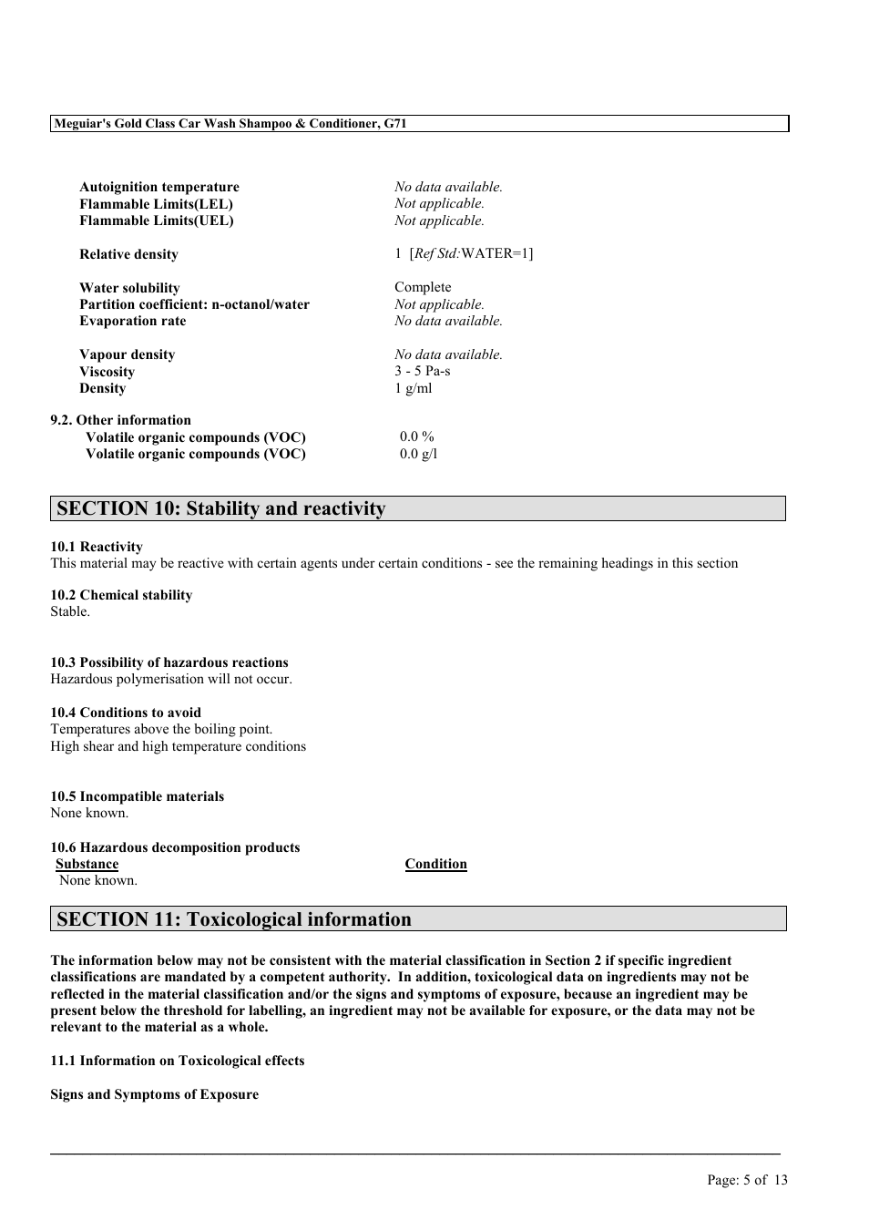 MEGUIAR'S G9966 User Manual | Page 21 / 29