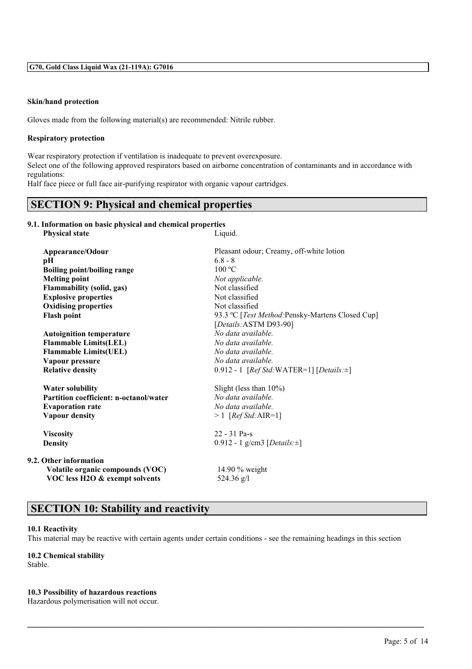 MEGUIAR'S G9966 User Manual | Page 7 / 29