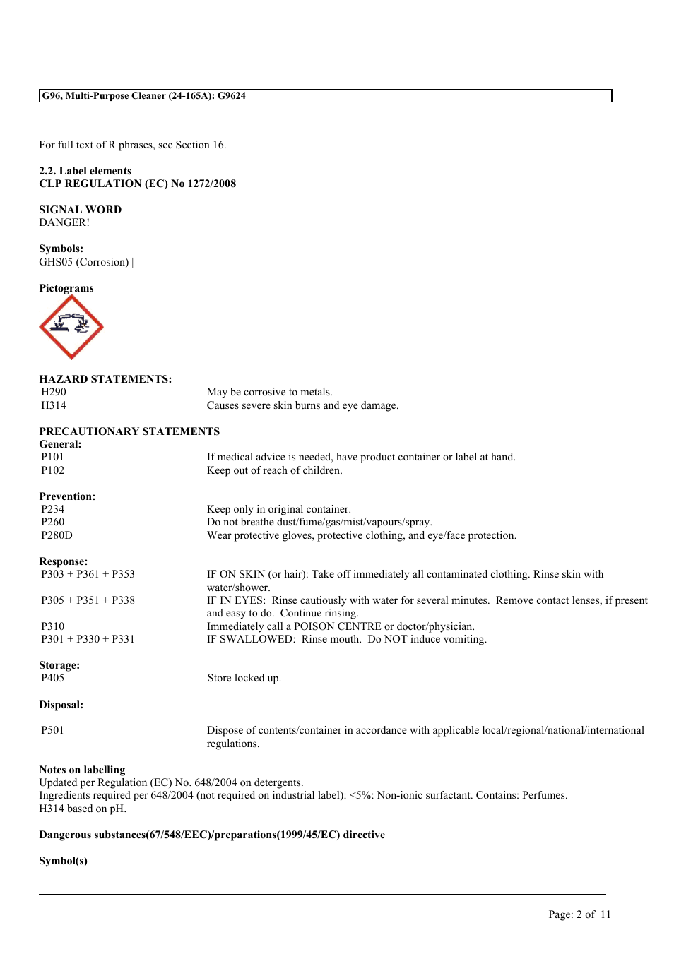 MEGUIAR'S G96 User Manual | Page 2 / 11