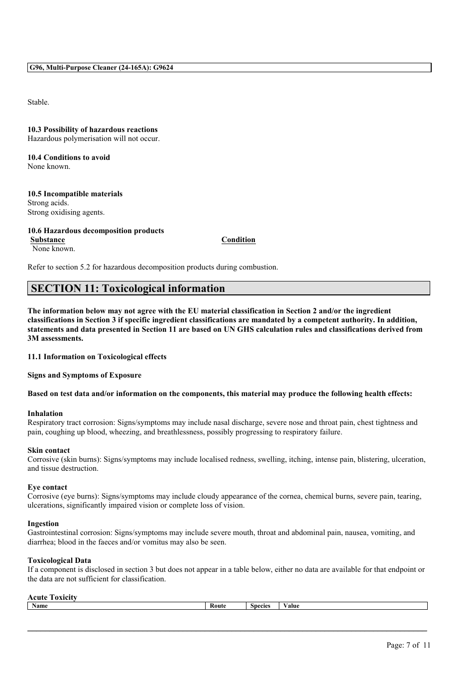 MEGUIAR'S G96 User Manual | Page 7 / 11
