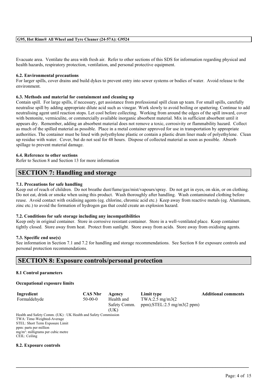MEGUIAR'S G95 User Manual | Page 4 / 15