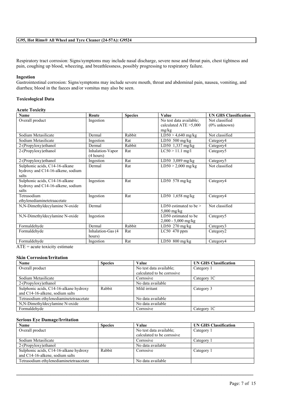 MEGUIAR'S G95 User Manual | Page 7 / 15