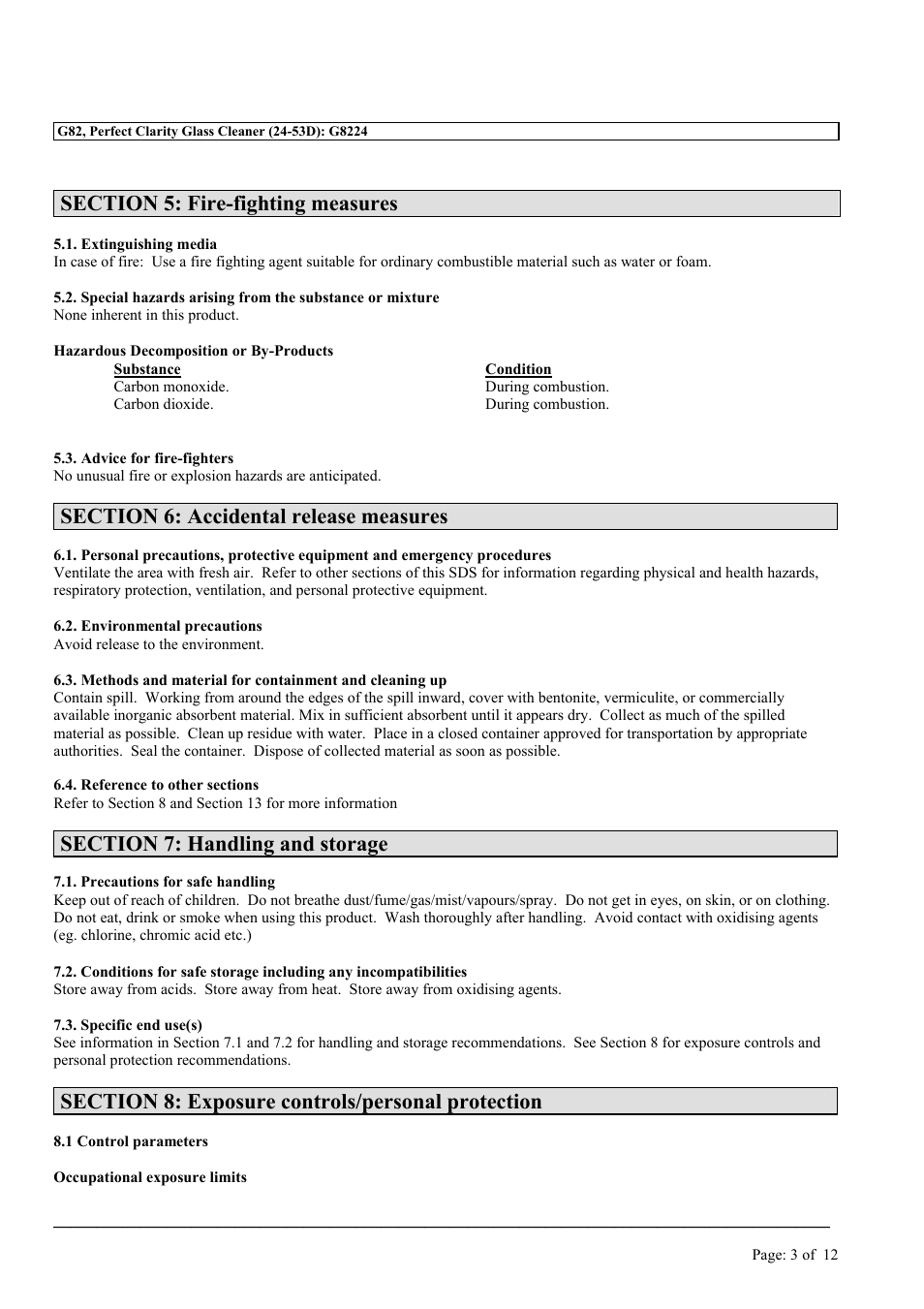 MEGUIAR'S G82 User Manual | Page 3 / 12