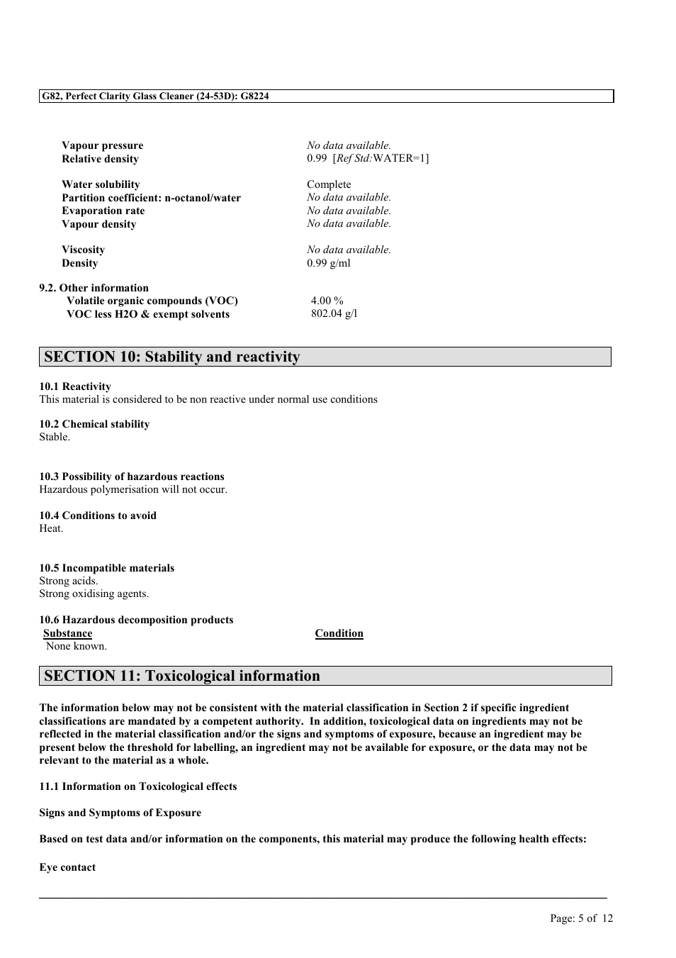 MEGUIAR'S G82 User Manual | Page 5 / 12