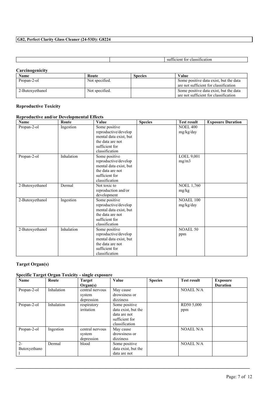 MEGUIAR'S G82 User Manual | Page 7 / 12