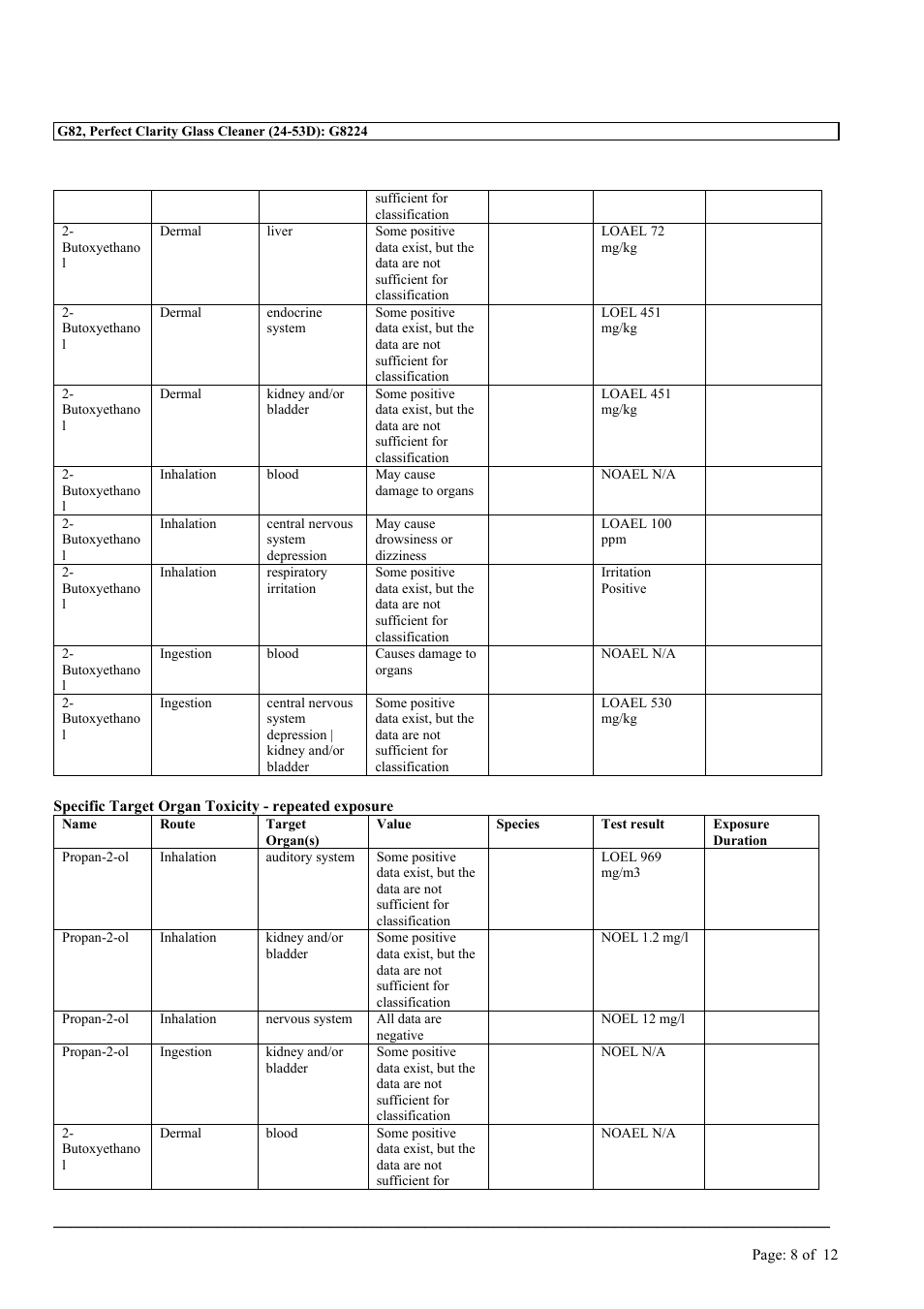 MEGUIAR'S G82 User Manual | Page 8 / 12