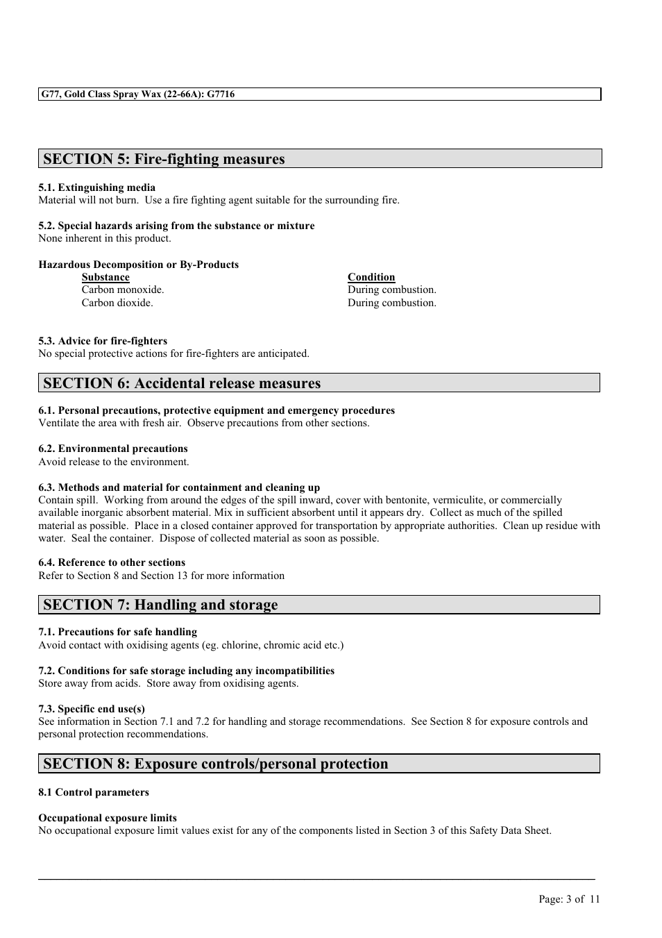 MEGUIAR'S G77 User Manual | Page 3 / 11