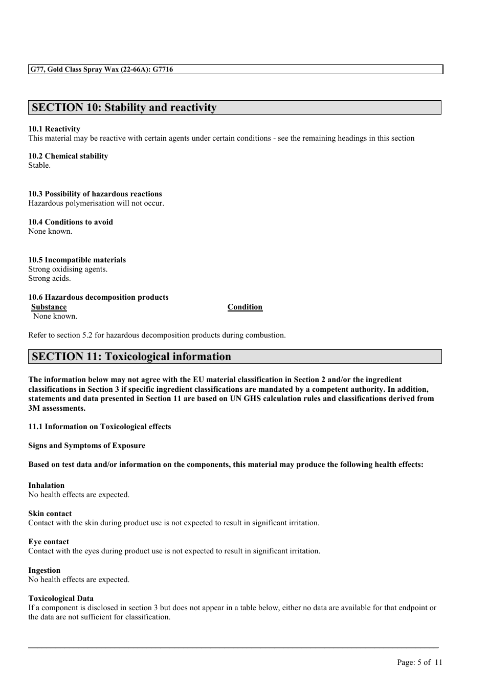 MEGUIAR'S G77 User Manual | Page 5 / 11