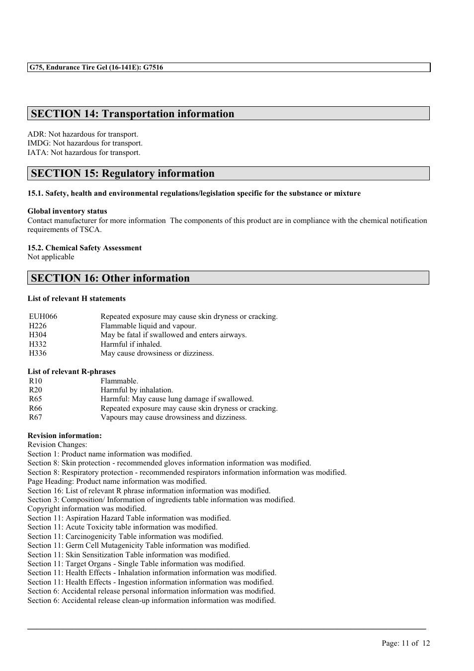 MEGUIAR'S G75 User Manual | Page 11 / 12