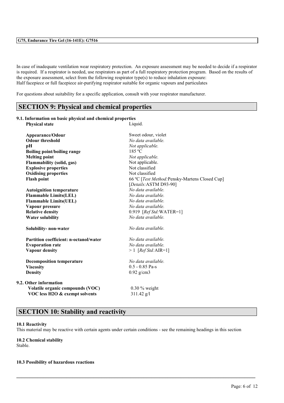 MEGUIAR'S G75 User Manual | Page 6 / 12