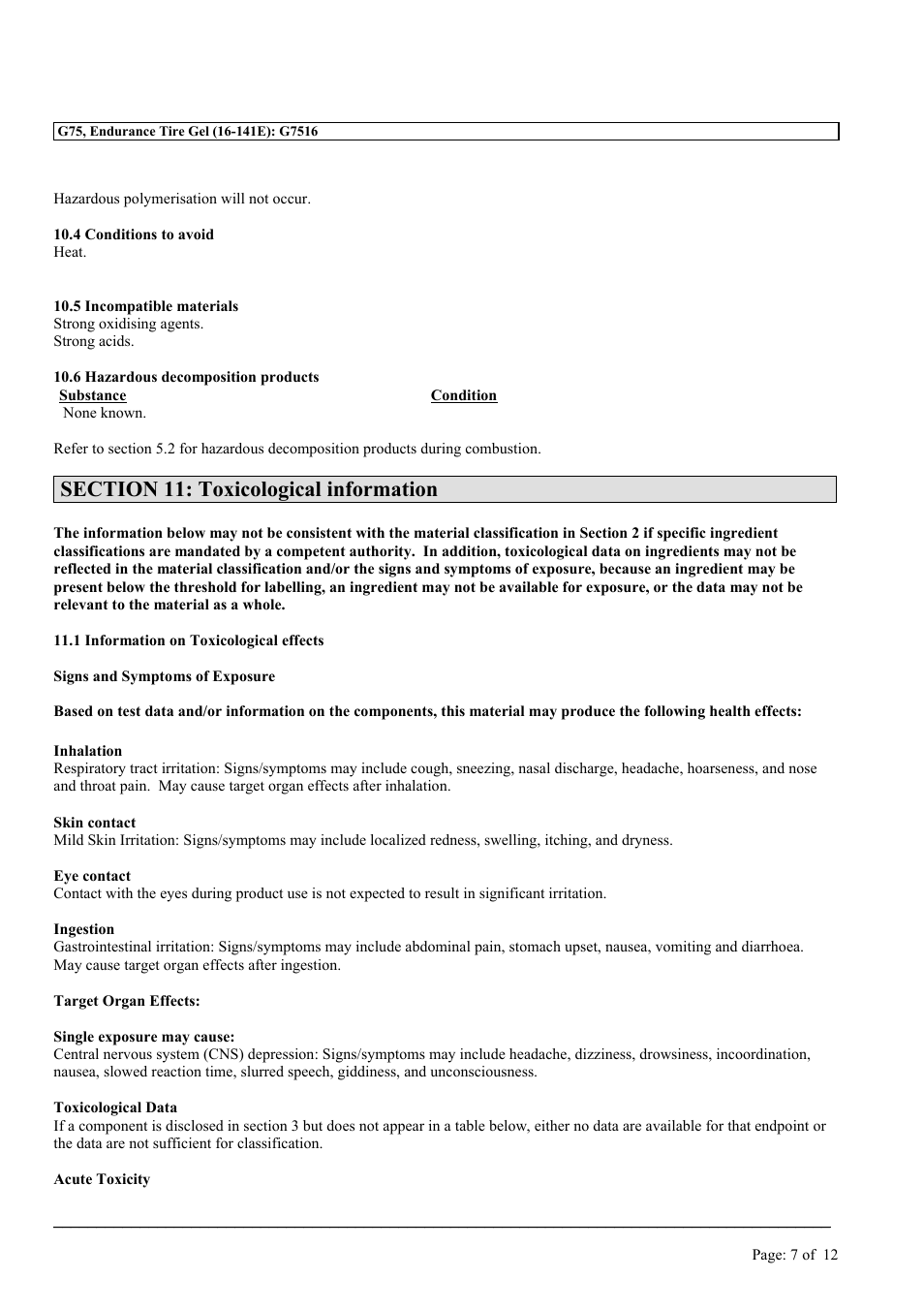 MEGUIAR'S G75 User Manual | Page 7 / 12