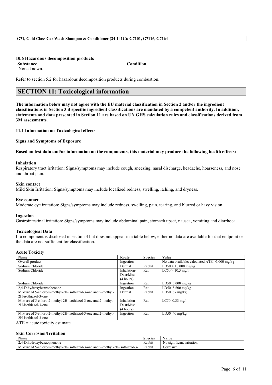 MEGUIAR'S G71 User Manual | Page 6 / 11