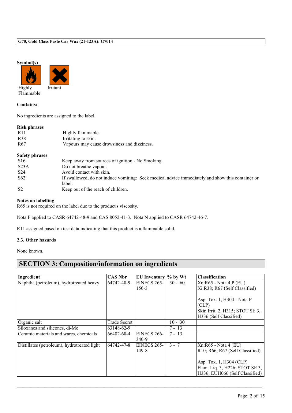 MEGUIAR'S G7014 User Manual | Page 2 / 15