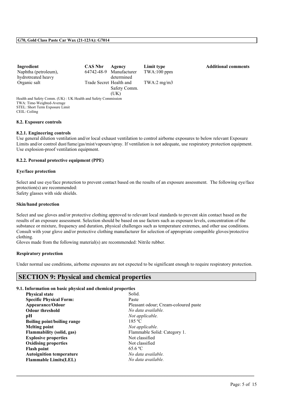 MEGUIAR'S G7014 User Manual | Page 5 / 15