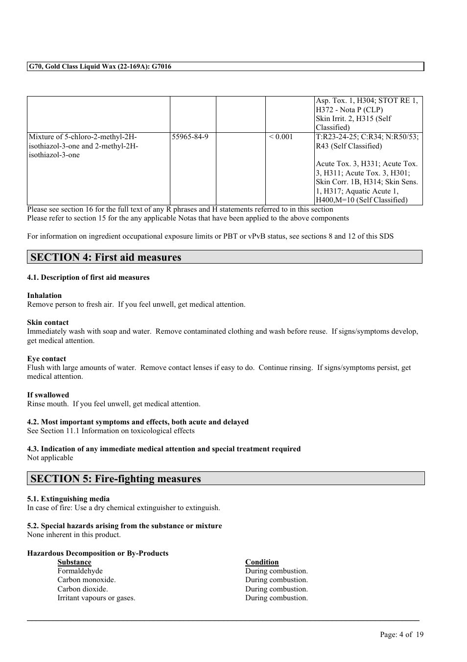 MEGUIAR'S G70 User Manual | Page 4 / 19
