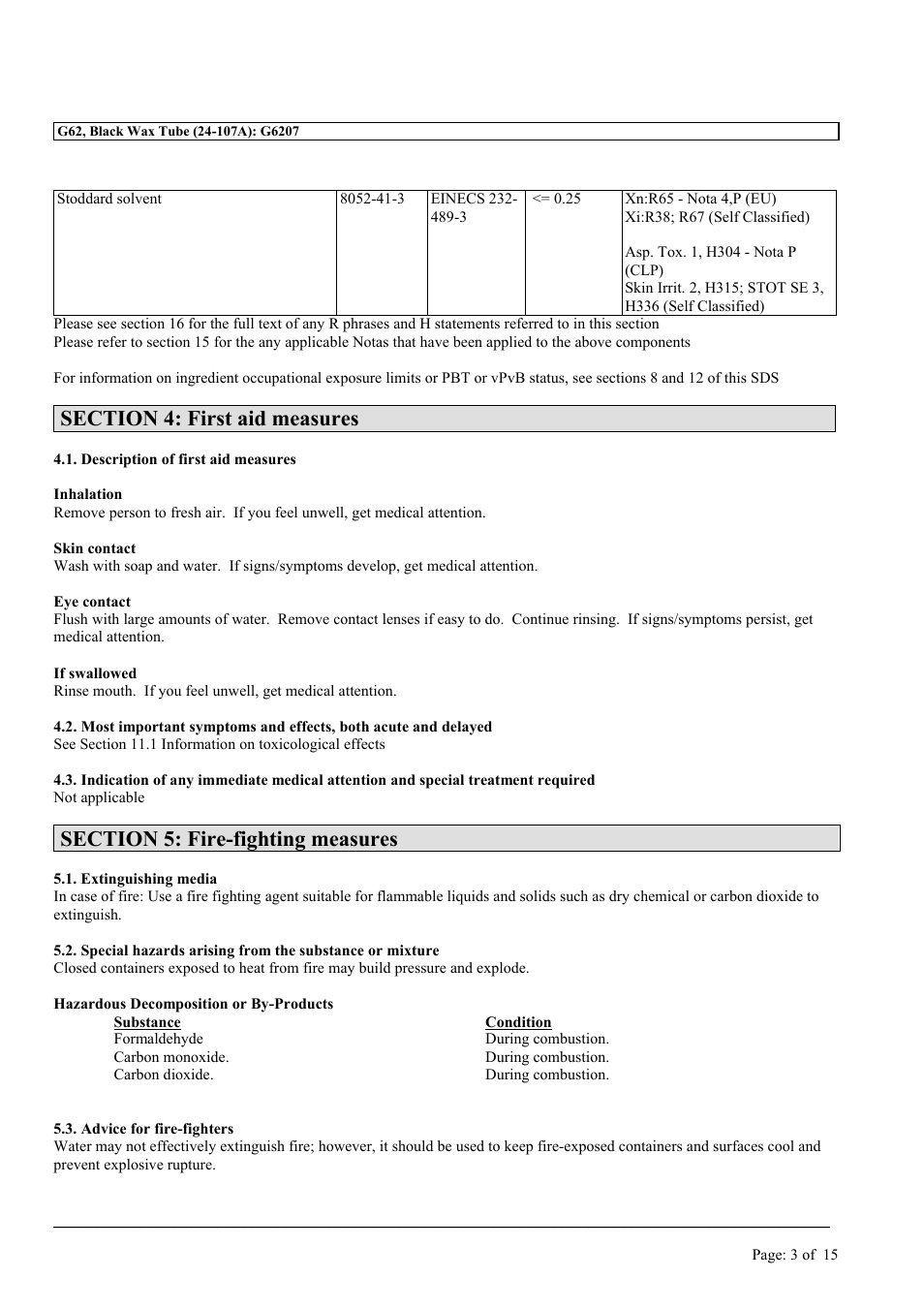 MEGUIAR'S G62 User Manual | Page 3 / 15