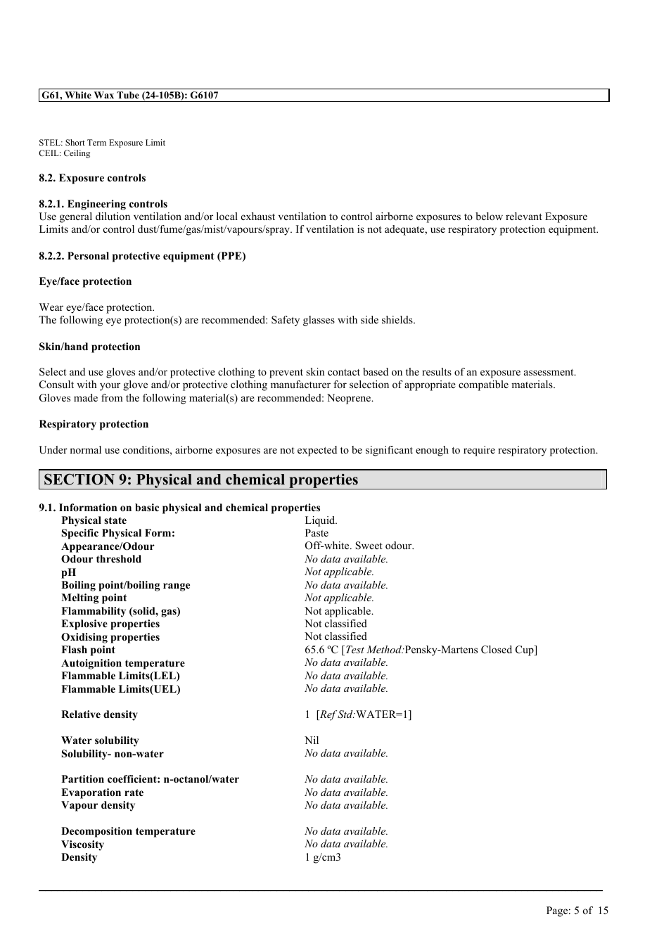 MEGUIAR'S G61 User Manual | Page 5 / 15