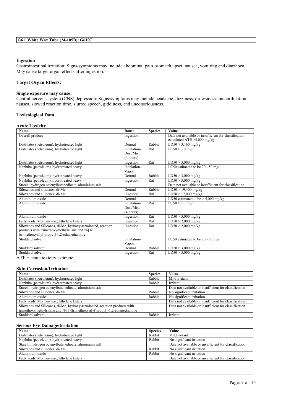 MEGUIAR'S G61 User Manual | Page 7 / 15