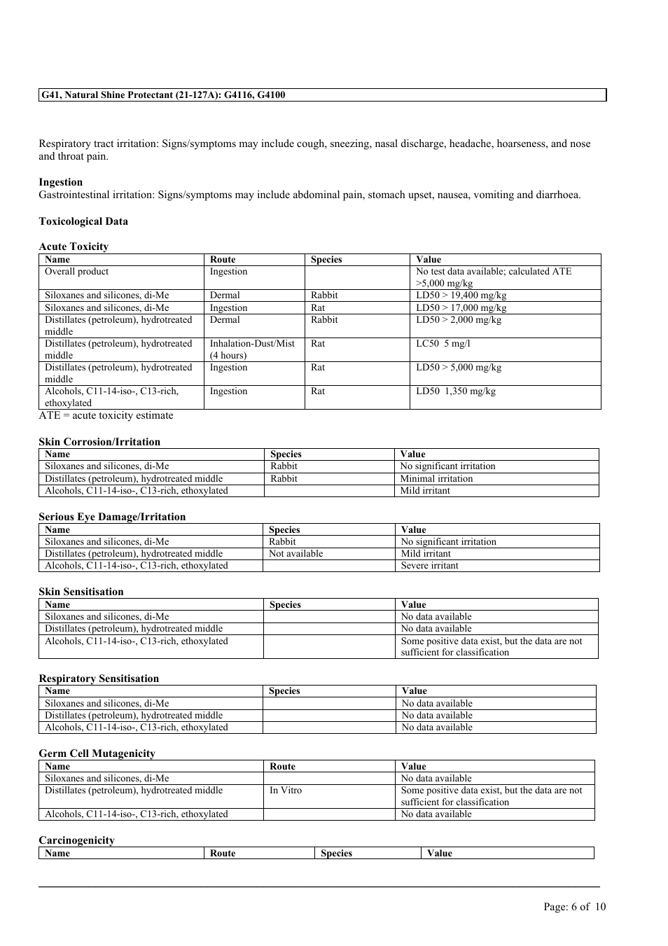 MEGUIAR'S G41 User Manual | Page 6 / 10