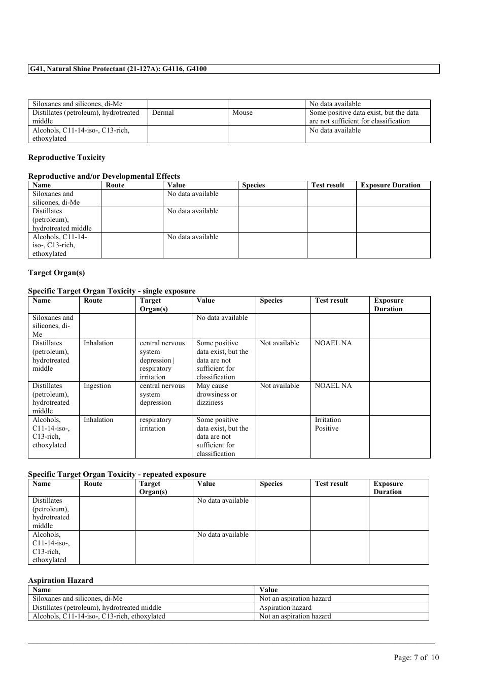 MEGUIAR'S G41 User Manual | Page 7 / 10