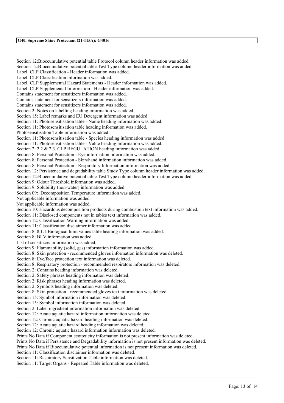MEGUIAR'S G40 User Manual | Page 13 / 14
