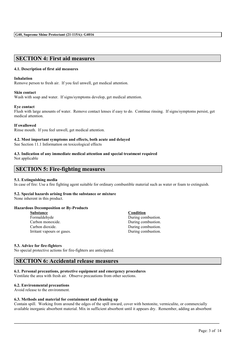 MEGUIAR'S G40 User Manual | Page 3 / 14