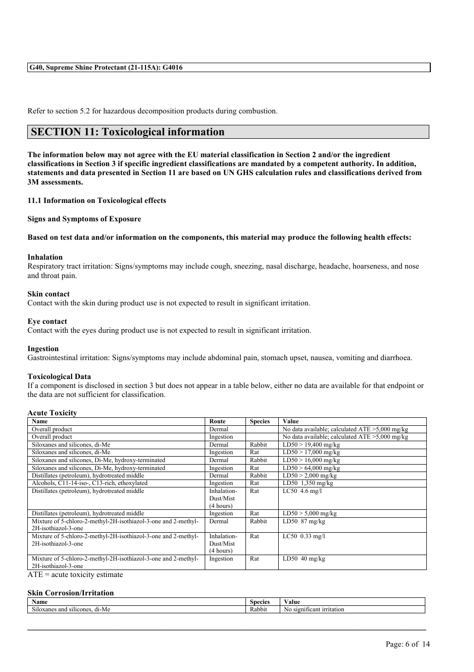 MEGUIAR'S G40 User Manual | Page 6 / 14