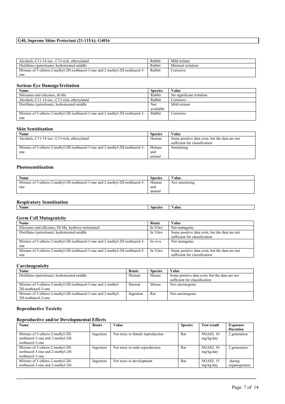 MEGUIAR'S G40 User Manual | Page 7 / 14