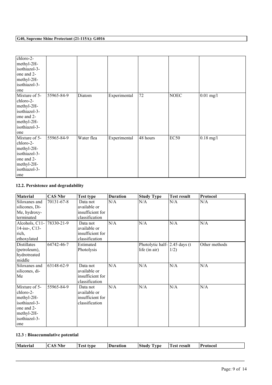 MEGUIAR'S G40 User Manual | Page 9 / 14