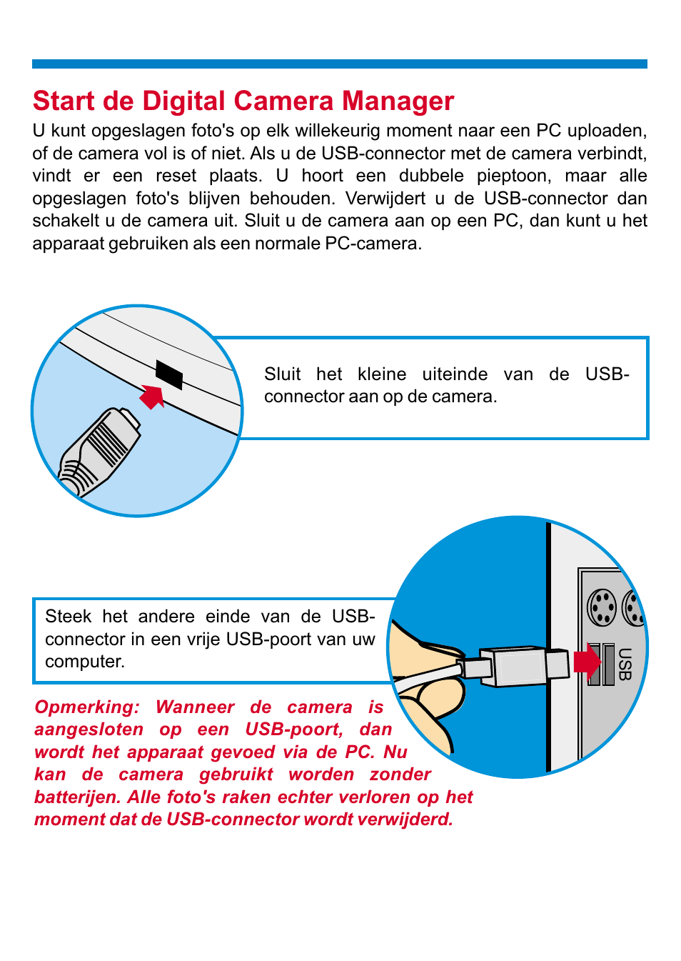 Start de digital camera manager | AIPTEK PENCAM VOICE User Manual | Page 106 / 133