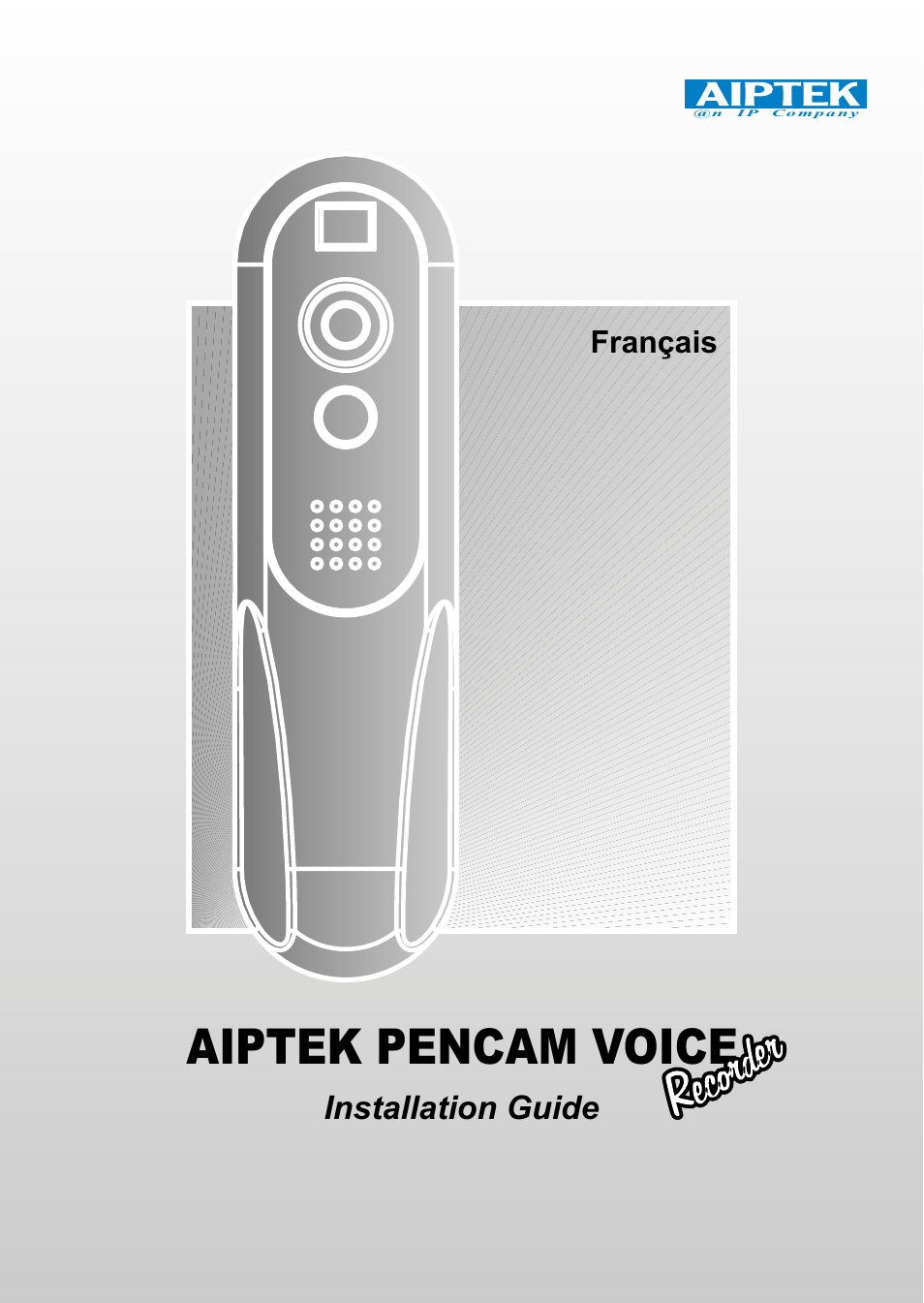 Francais, Aiptek pencam voice, Installation guide | Français | AIPTEK PENCAM VOICE User Manual | Page 58 / 133