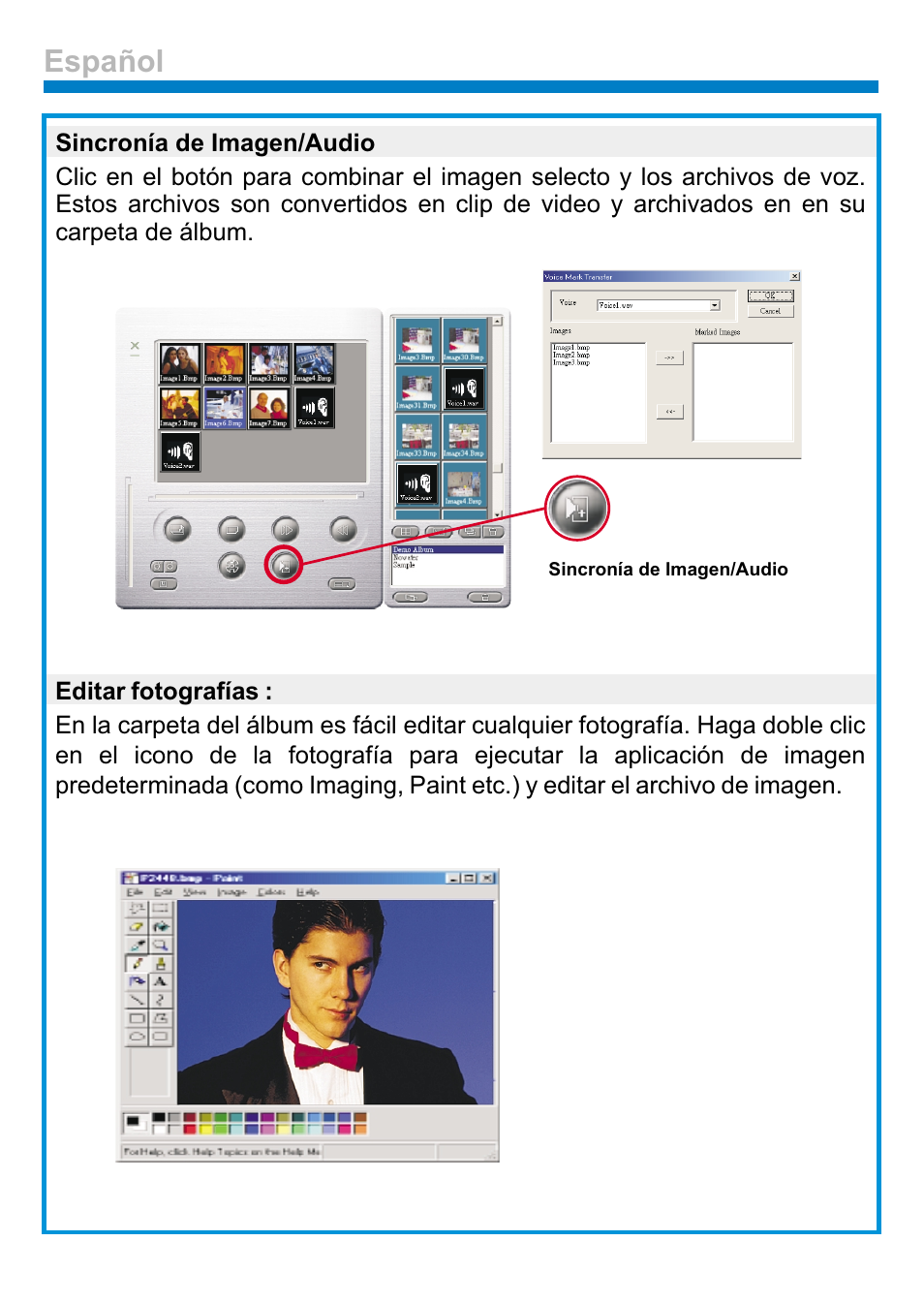 Español | AIPTEK PENCAM VOICE User Manual | Page 92 / 133