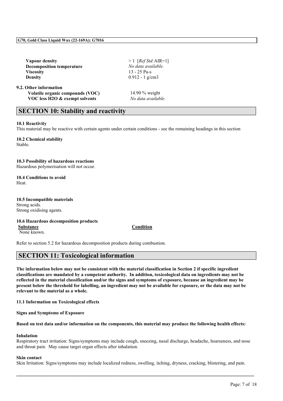 MEGUIAR'S G3300 User Manual | Page 10 / 71