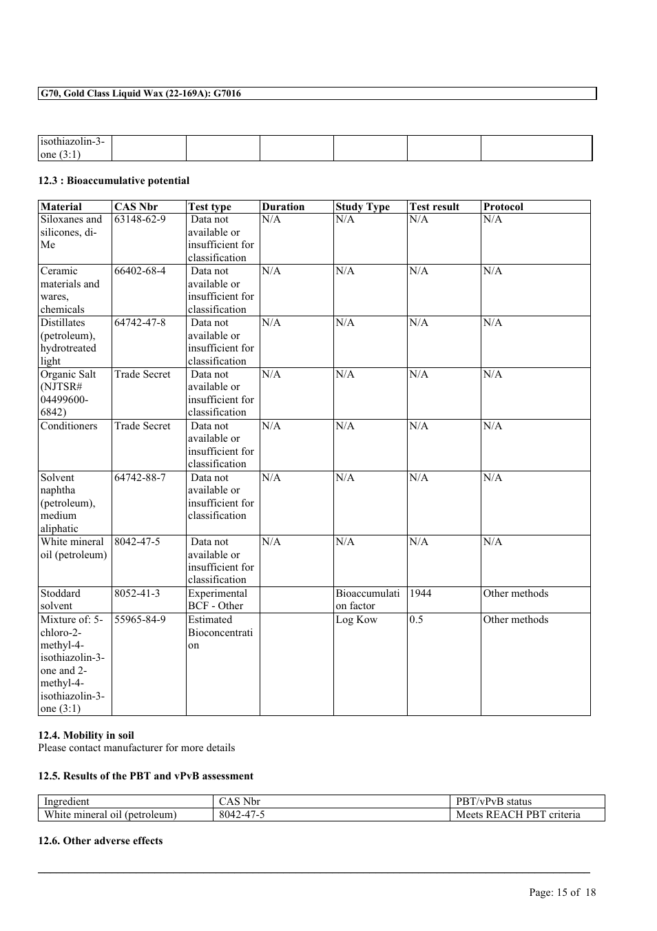 MEGUIAR'S G3300 User Manual | Page 18 / 71