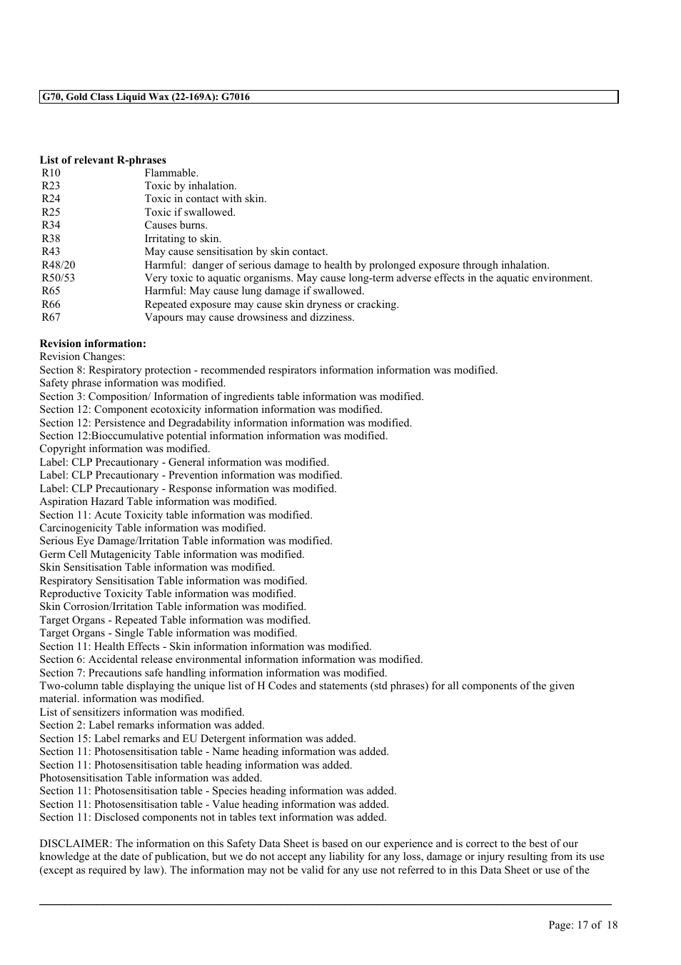 MEGUIAR'S G3300 User Manual | Page 20 / 71