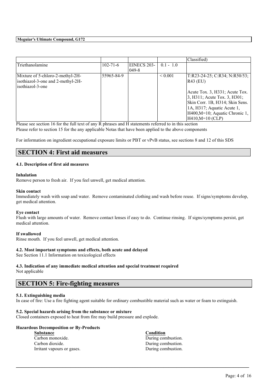 MEGUIAR'S G3300 User Manual | Page 37 / 71