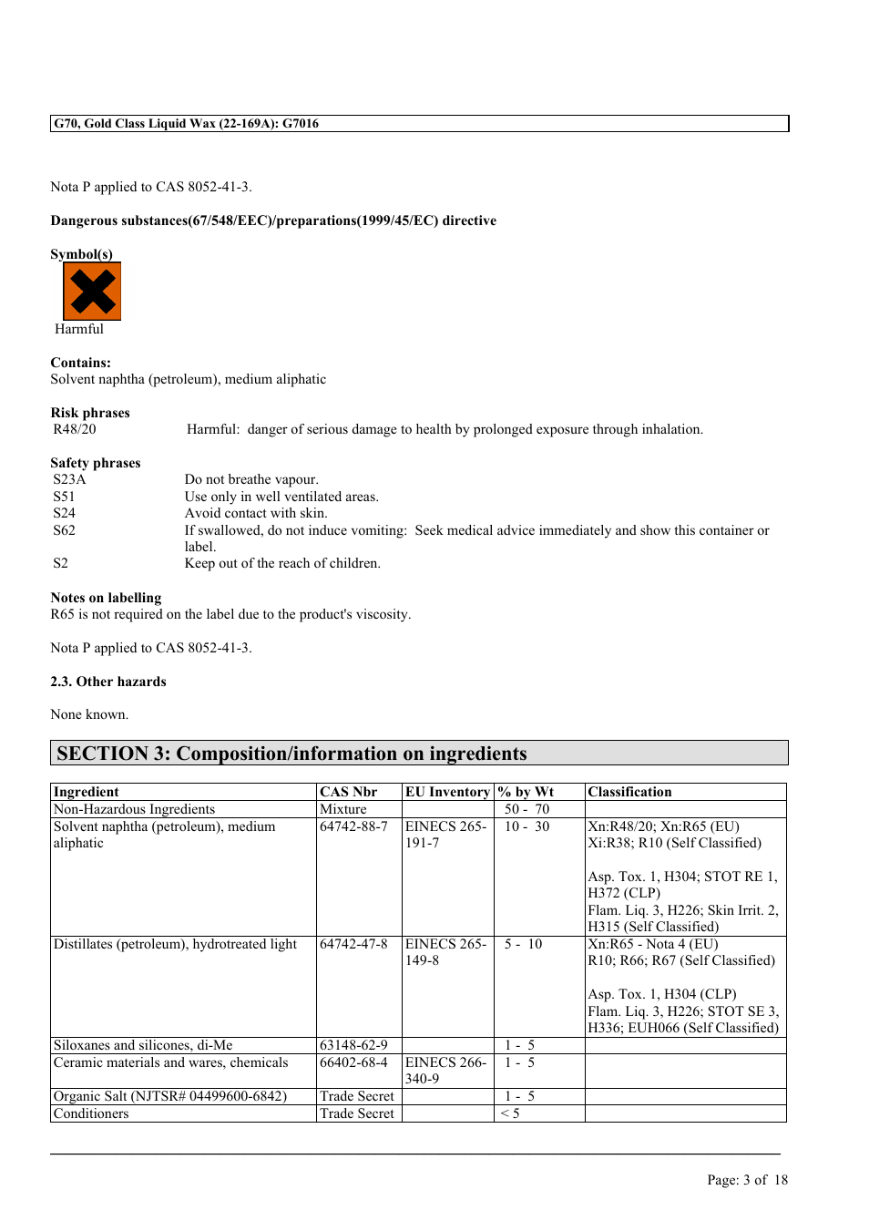 MEGUIAR'S G3300 User Manual | Page 6 / 71