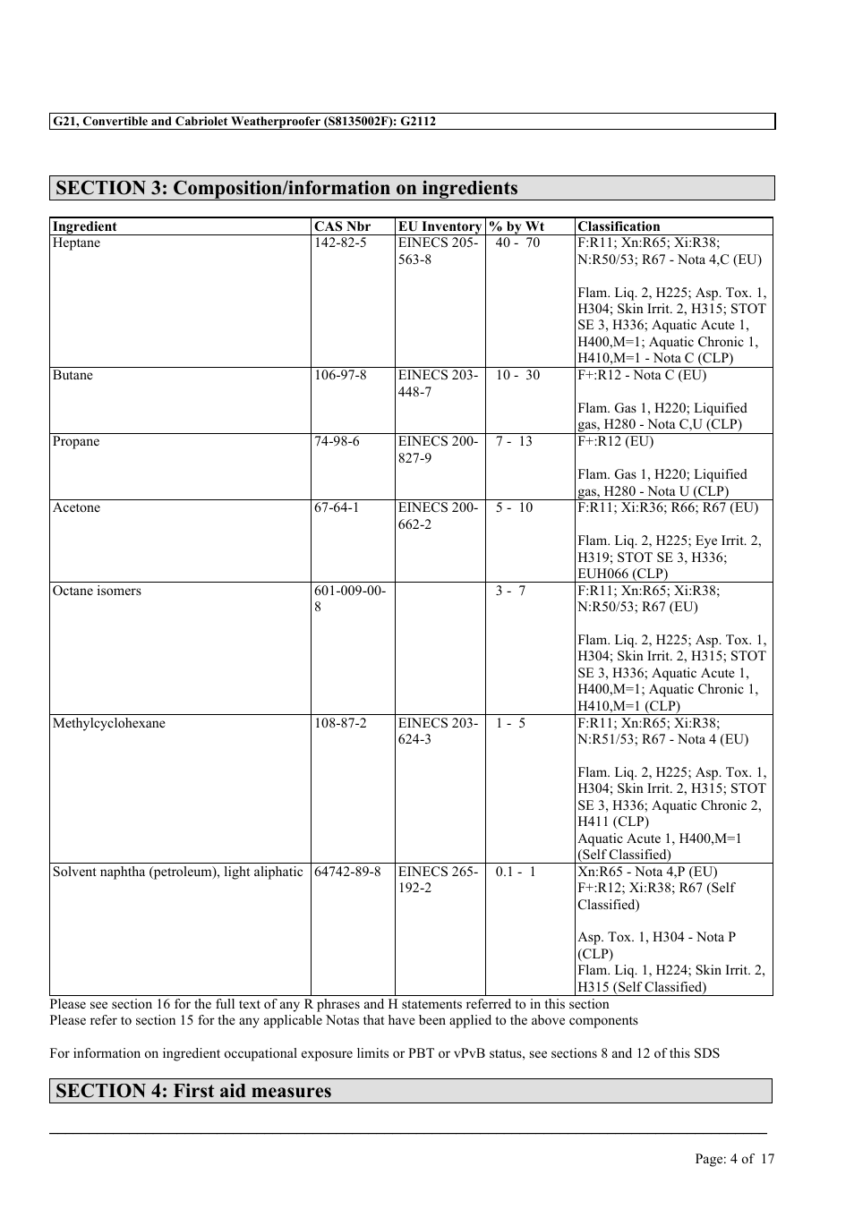 MEGUIAR'S G21 User Manual | Page 4 / 17