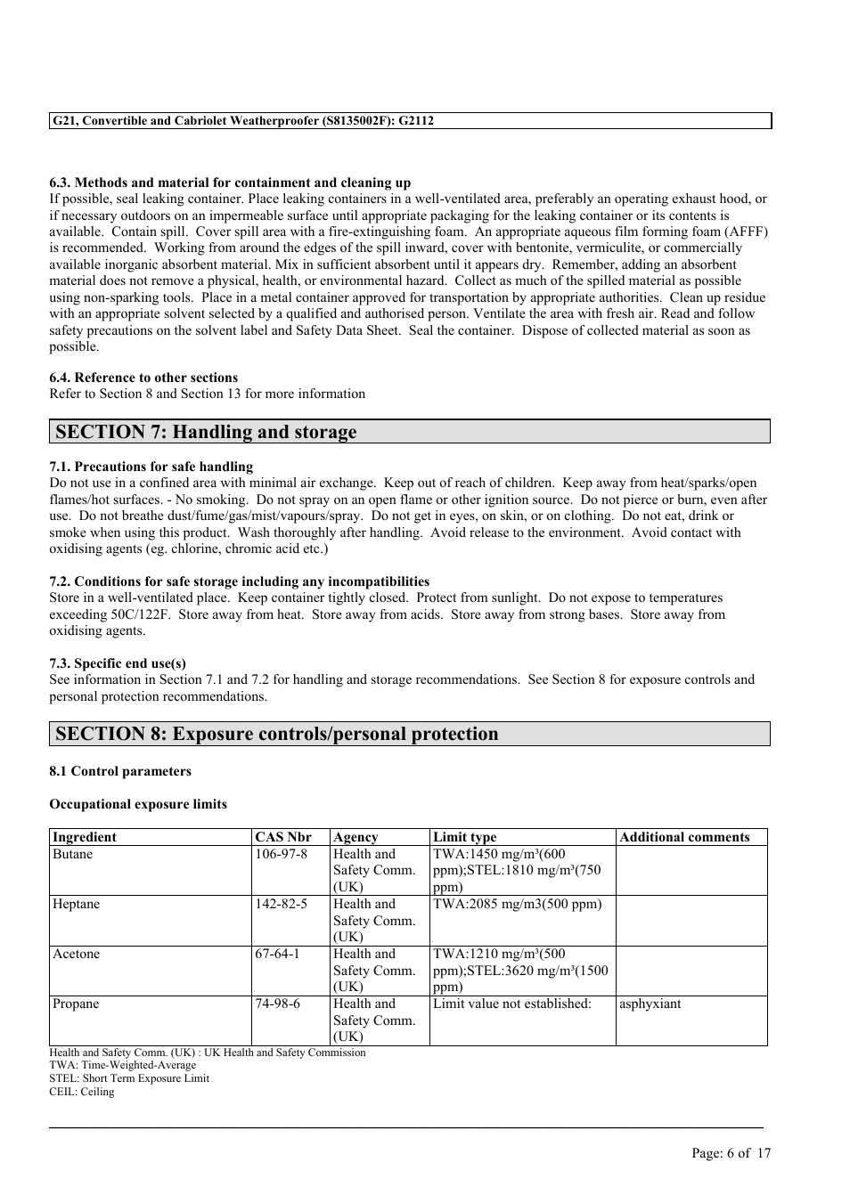 MEGUIAR'S G21 User Manual | Page 6 / 17