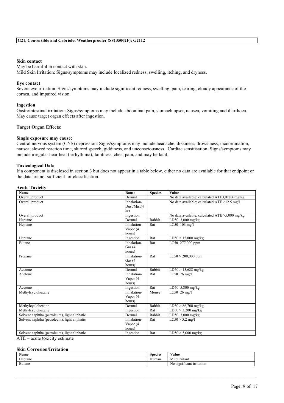 MEGUIAR'S G21 User Manual | Page 9 / 17