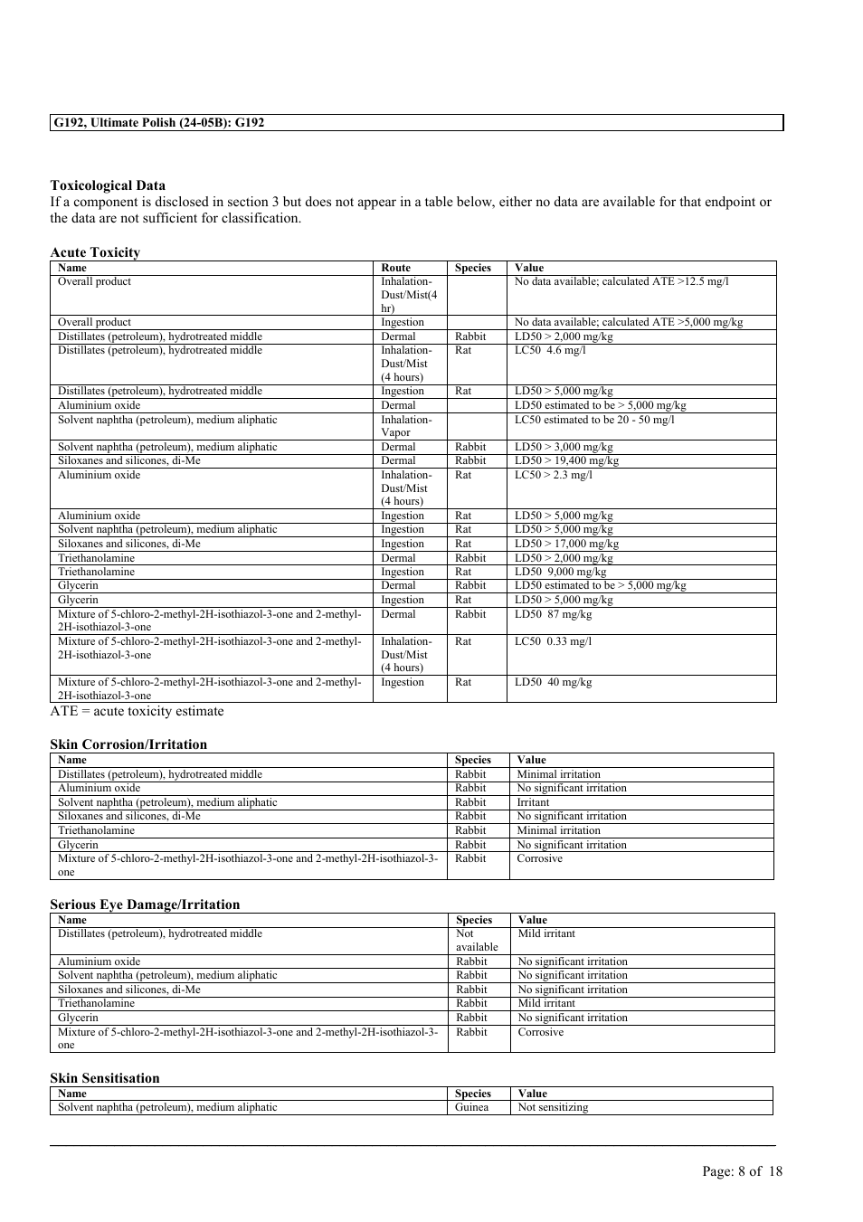 MEGUIAR'S G192 User Manual | Page 8 / 18